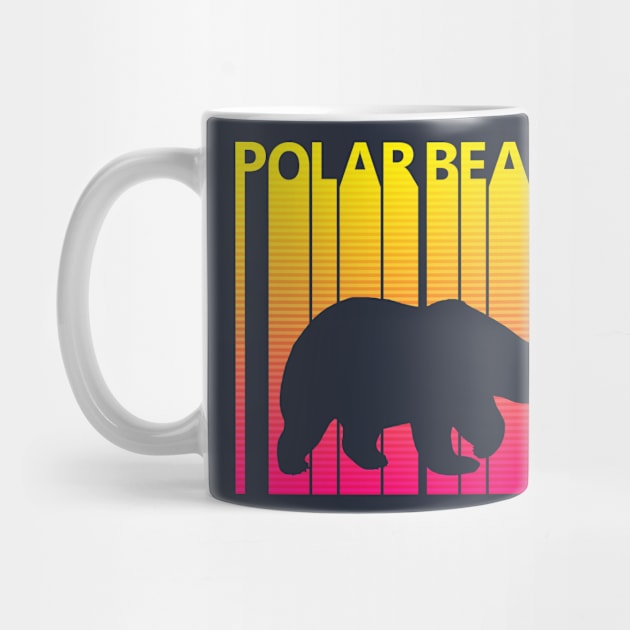 Vintage Retro Polar Bear Gift by GWENT